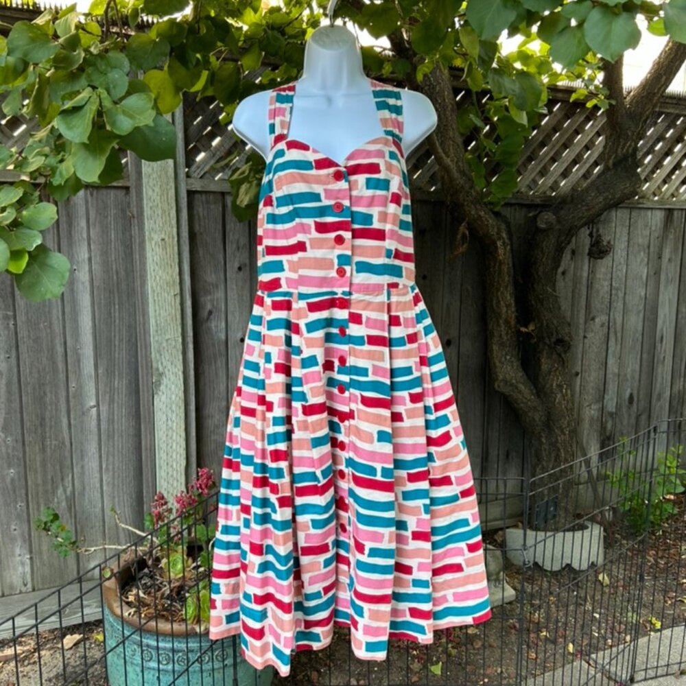 Emily & Fin Jenny Dress Painted Stripe